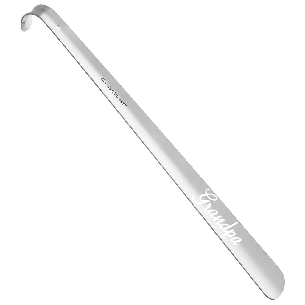 Long Metal Shoe Horn - 16.5 inches, 100% Stainless Steel – Comfy
