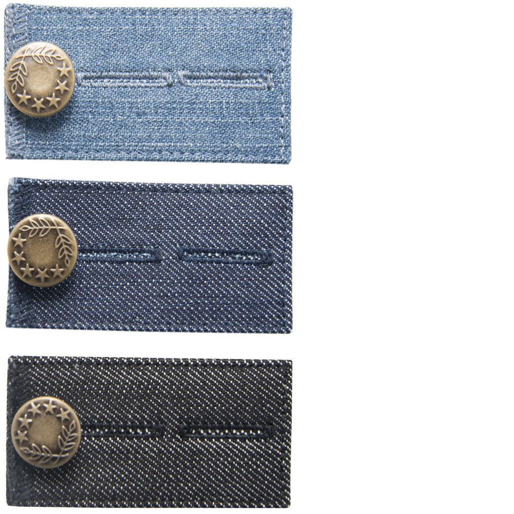 Comfy Clothiers Flexible Button Waist Extenders (6-Pack Black), 0.39 H 4.92  L 2.95 W - Kroger